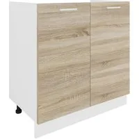 VCM Unterschrank Esilo WBU 82x80x46cm (1-St) Spülunterschrank, Küchenmöbel