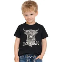 Hangowear Trachtenhemd Trachtenshirt Kind - QANI KIDS - schwarz