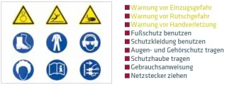 ELMAG Warnschild 'ALU' 100x75mm - 89680