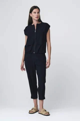 Jane Lushka - Ursula vest technical jersey blue - Gr. - L