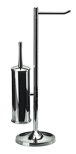Koh-i-Noor KOKO Rollenhalter und Toilettenbürste, 5031KK, Chrom 5031KK