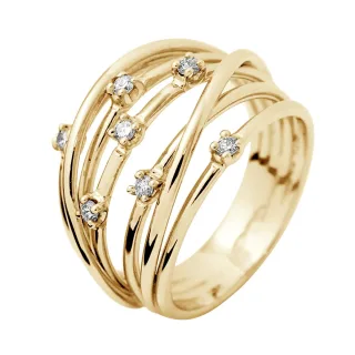 DIADEMA - Ring - Prestige Jewelery - Diamanten - Gelbgold