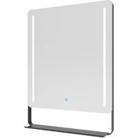 AQUABATOS Wandspiegel Badspiegel Badezimmerspiegel mit Beleuchtung Ablage 80x60 70x50cm, beschlagfrei,Kaltweiß,energiesparend,dimmbar,Touch