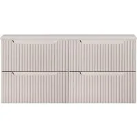 Lomadox Waschbeckenschrank NEWPORT-56-CASHMERE Waschtischunterschrank 120cm, kaschmir