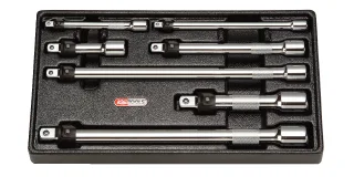 KS Tools CHROMEplus Verlängerungs-Satz mit Verriegelung, 7-tlg - 919.0007