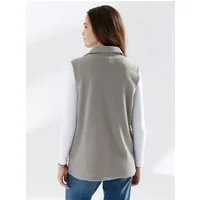 Sieh an! Fleeceweste Fleece-Weste Länge ca. 70 cm