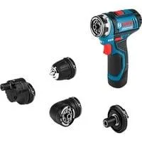Akku-Bohrschrauber GSR 12V-15 FC Professional, 12Volt blau/schwarz, 2x Li-Ionen Akku 2,0Ah, Koffer