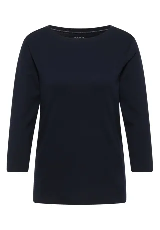 CECIL - Basic U-Boot Shirt universal blue - Gr. - XL