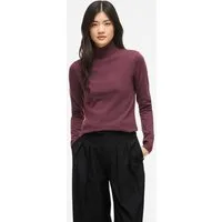 Vila Rollkragenpullover VIMALU ROLLNECK L/S KNIT TOP NOOS Materialmix