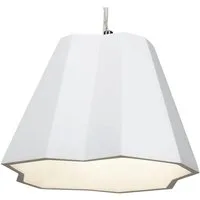 famlights Pendelleuchte Gipspendelleuchte Maria in Weiß E27 max. 40W