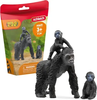 Schleich Wild Life 42601 - Flachland Gorilla Familie