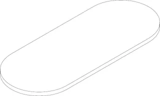Hansgrohe Glasablage Axor Logo 450 mm klar , 40229000 40229000