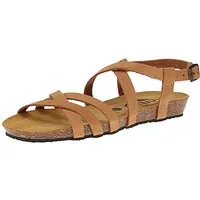 Plakton plakton 405184 Fran Vali Nobuck - Damen Pantolette - Nuez Sandale