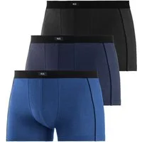 H.I.S Boxer Boxershorts für Herren (Packung, 3-St) mit schmalen Piping an den Seiten