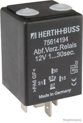 HERTH&BUSS Zeitrelais, 15 A, 5 pins - 75614194