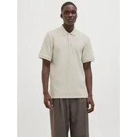 Jack & Jones Poloshirt JJEAUSTIN POLO SS NOOS Materialmix, regular fit