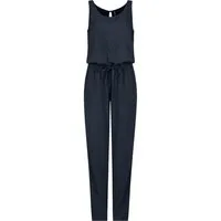 SUBLEVEL Overall Damen Overall Jumpsuit lange Hose Sommer Binde Gürtel Einteiler