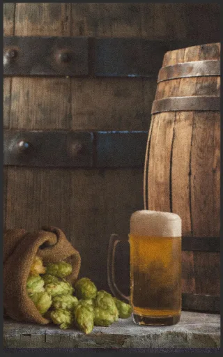 Fussmatte Bier 7236 | Größe: 60 cm x 90 cm