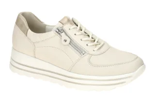Waldl?ufer 758009 H-LANA Bequeme Schn?r-Halbschuhe beige perl/lightgold