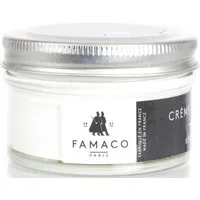 Famaco FAMACO Ledercreme Schuhemulsion für Glattleder Blanc Weiss deckend 50 Schuhcreme