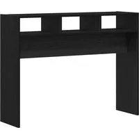 vidaXL Beistelltisch Konsolentisch Schwarz Eichen-Optik 105 x 30 x 80 cm (1-St)
