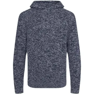 Ecologie - "Iguazu" Kapuzenpullover für Herren, Nachhaltig, Jerseyware (Marine/Grau meliert)