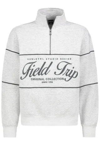 Authentic Style - SEFLQSBTd2VhdHNoaXJ0IFNvbnN0aWdl light grey melange - Gr. - XL