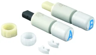 GROHE Stoßdämpfer 49528 für Bau Keramik WC-Sitz mit Soft Close Funktion weiß, 49528000 49528000