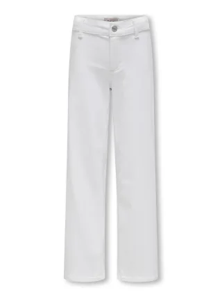 KIDS ONLY - KOGSYLVIE CLEAN WIDE LEG WHITE PIM NOOS White - Gr. - 140