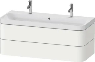 Duravit Happy D.2 Plus c-shaped Set wandhängend Weiß 1175x490x480 mm - HP4379O36360000 HP4379O36360000