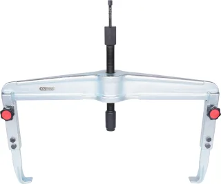 KS Tools Hydraulischer Schnellspann-Universal-Abzieher 2-armig mit verlängerten Haken - 620.0085