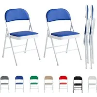 MCC direct Klappstuhl Kunstleder Klappstuhl gepolstert im 1er, 2er, 4er und 6er Set (2 St)