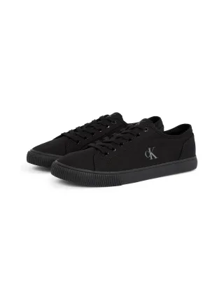 Calvin Klein Jeans Sneaker "ESS VULC LOW MG CANVAS" Schnürschuh, Halbschuh, Freizeitschuh in klassischer Optik