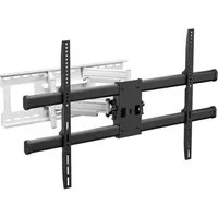 ONKRON TV-Wandhalterung 42-120 Zoll, bis 100 kg, VESA 200x100-1000x600, M10-BW, (bis 120 Zoll, groß, schwenkbar, neigbar, ausziehbar, Doppelarm)