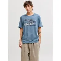 Jack & Jones Rundhalsshirt JJELOGO TEE SS O-NECK 2 COL SS26 SN mit Grafikprint