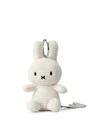 BonTon Toys Miffy ECO-Cord Hase Schlüsselanhänger Offwhite - 10cm