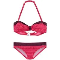 Buffalo Bandeau-Bikini mit Kontrasteinsätzen