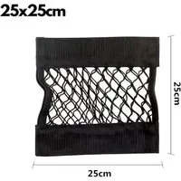 HS.SUPPLY Organizer Auto Netz, Ablagenetz, selbsthaftendes Mesh Netz, Auto Gepäcknetz (Komplettset, 1-tlg), Sichert zuverlässig Ihre Gegenstände, Sich anpassendes Mesh-Netz