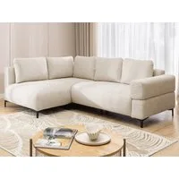 S-Style Möbel Ecksofa Cardea in Bubble-Optik aus weichem Strukturstoff mit hohem Sitzkomfort, mit Wellenfederung