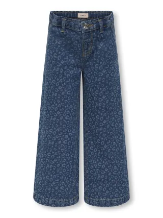 KIDS ONLY - KMGCOMET LEO WIDE DNM PIM Medium Blue Denim - Gr. - 92