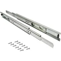 Wayne Hardware Auszug Schubladenauszug 1 Paar Vollauszug Schienen Schubladenschienen 35.5mm (Traglast 20kg, Längenoptionen: 30cm, 35cm, 40cm, 45cm, 50cm, Einfach zu installieren), Präzisions-Kugelgleitschiene