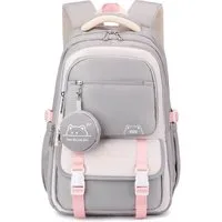 Blusmart Schulrucksack Schülerrucksack/Kinderrucksack (Großes Fassungsvermögen, mehrlagiges Design, Wasserabweisend und strapazierfähig), Für alle Altersgruppen geeignet, vielseitiges Design
