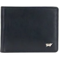 Braun Büffel Geldbörse GOLF RFID Geldbörse 4+3 Kartenfächer schwarz
