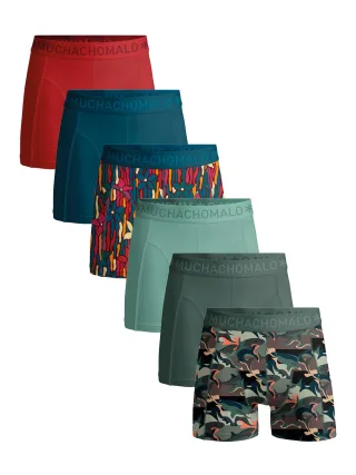 Muchachomalo Herren Boxer Shorts - 6er Pack - Herren Unterwäsche