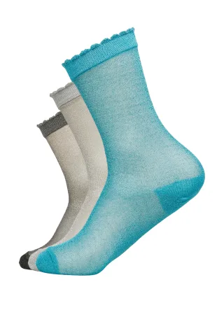 comma - Socken grau/blau - Gr. - ONESIZE
