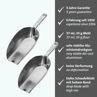 WESTMARK Küchenschaufel 2 Haushaltsschaufeln »Hygia«, 37 ml