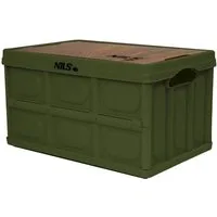 NILS CAMP Faltbox 2in1 Klappbare Campingkiste Campingbox Outdoor 15L mit Arbeitsfläche