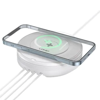 LDNIO AW003 32W 5-in-1 Desktop Wireless Charger Charging Station with 4-Port PD/QC3.0 Fast Charger and Wireless Charger