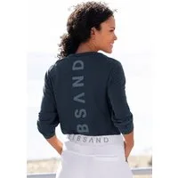 Elbsand Longsleeve Tinna mit Logodruck hinten, Langarmshirt aus Baumwoll-Mix, sportlich-casual