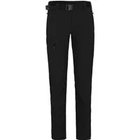 Bergson Outdoorhose MENA (slim) Damen Wanderhose, vielseitig, pflegeleicht, Normalgrößen, schwarz